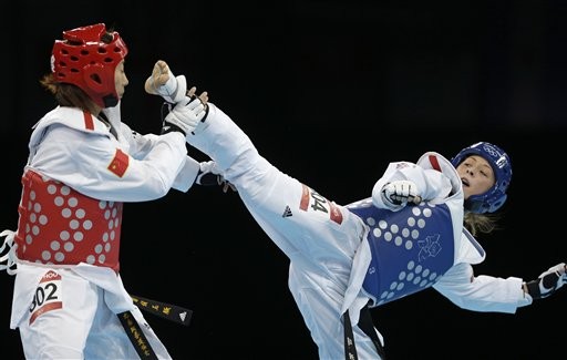 2012年倫敦奧運跆拳道金牌瓊斯，Jade Jones，(達志影像)