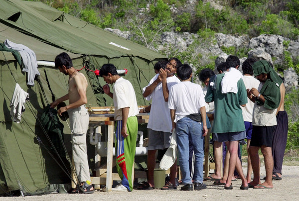 澳洲設在諾魯的難民營。（圖／達志影像／美聯社）