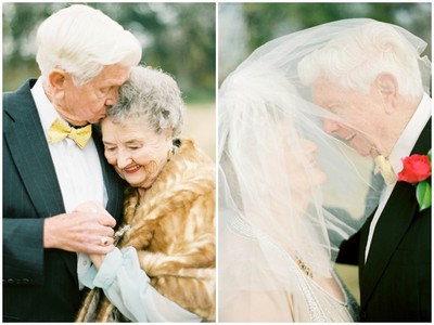 跨越半世紀的愛情，63年後重披婚紗「我比從前更愛妳」