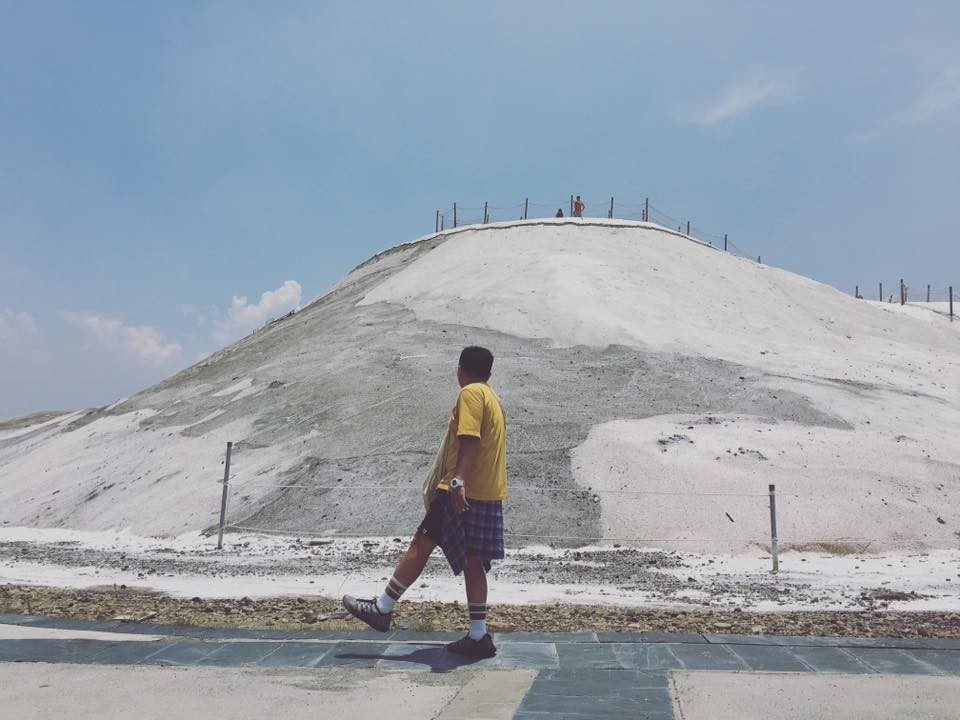 七股鹽山,招財貓。（圖／記者黃聖閔攝）