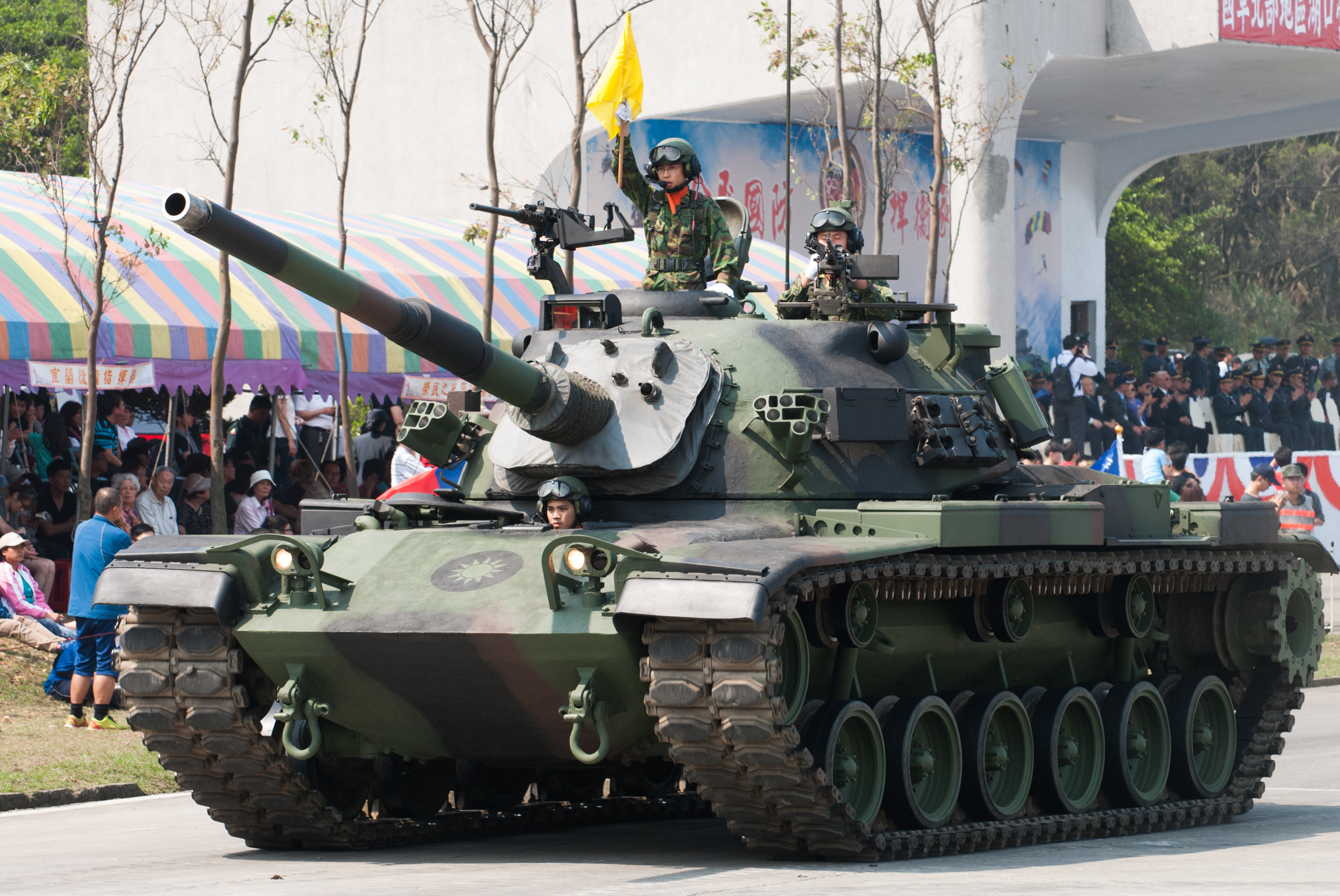 CM-11勇虎式戰車,M48H,中華民國戰甲車發展中心,中華民國陸軍（圖／記者季相儒攝）