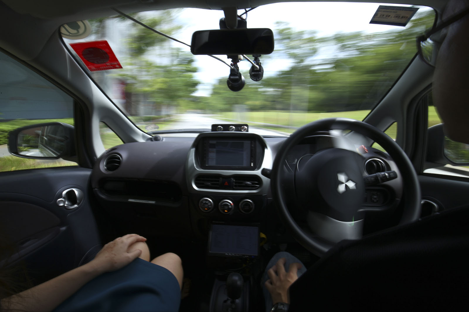 「沒人開」的小黃　新加坡自動駕駛載客服務搶頭香。（圖／達志影像／美聯社）