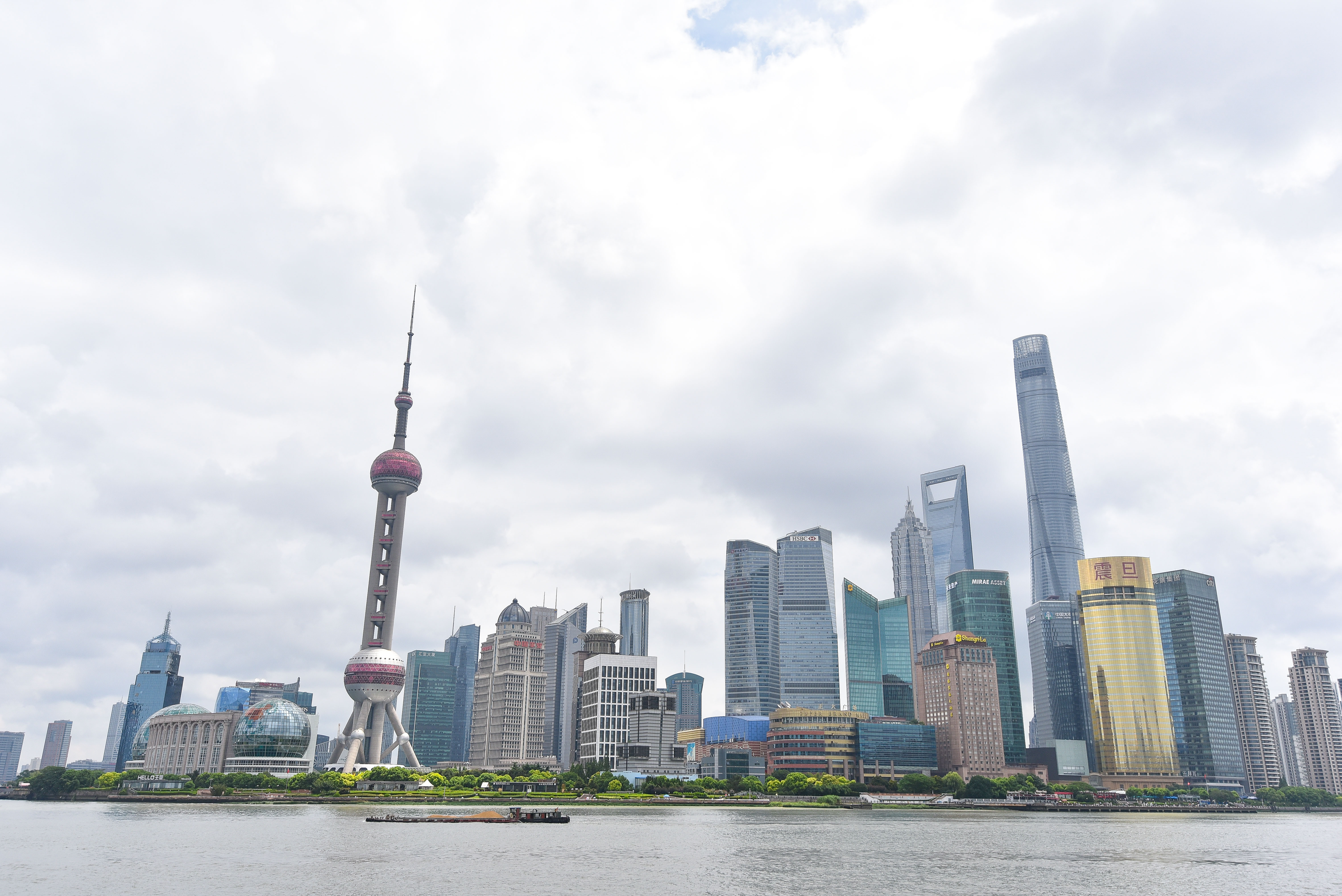 上海陸家嘴金融貿易區,黃浦江畔,浦東,經濟,金融。（圖／記者李毓康攝）