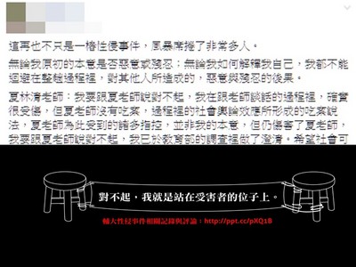 憑什麼受害者道歉？輔大生今抗議：「站在受害者位置」