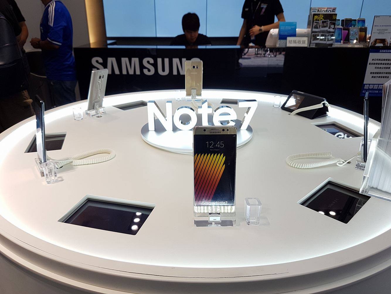 直擊台灣三星Note 7 換機！三星：登記換機超過 7 成(圖／記者洪聖壹)