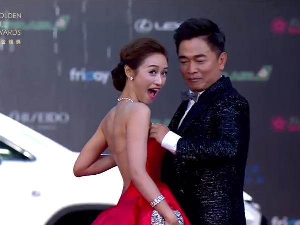 第51屆電視金鐘獎頒獎典禮，吳宗憲和吳姍儒。（圖／翻攝自YouTube）