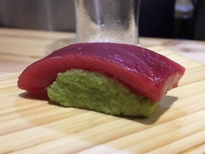只有一粒米「wasabi壽司」霸氣登場！竟有個警世意義