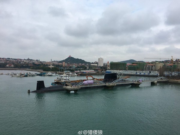 ▲長征一號靠泊在青島的海軍博物館碼頭。（圖／翻攝大陸網站）
