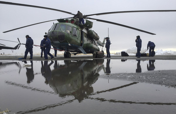 ▲俄羅斯MI-8墜毀西伯利亞。（圖／達志影像／美聯社）