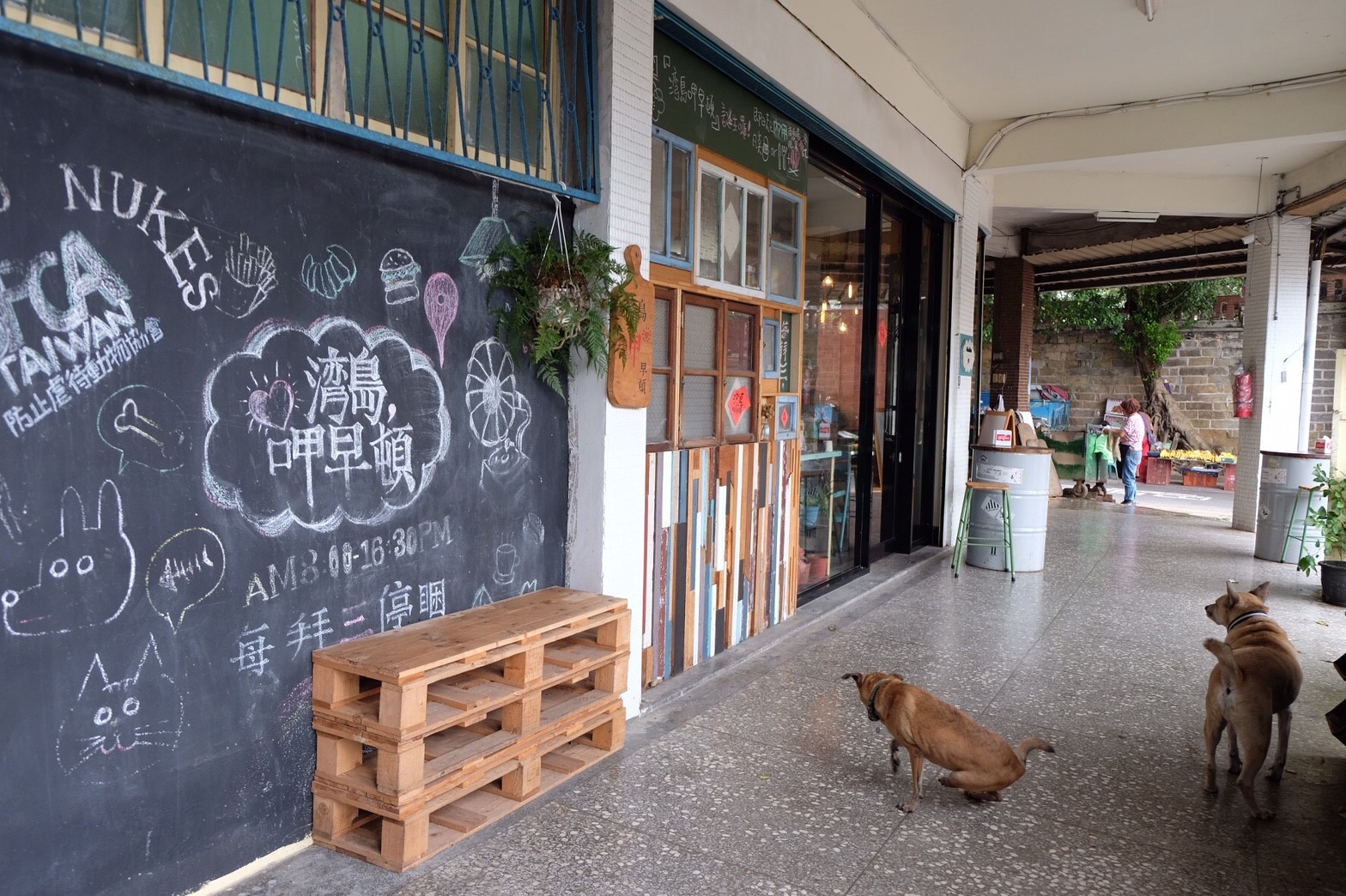 板橋文昌街小店。（圖／記者于佳云攝）