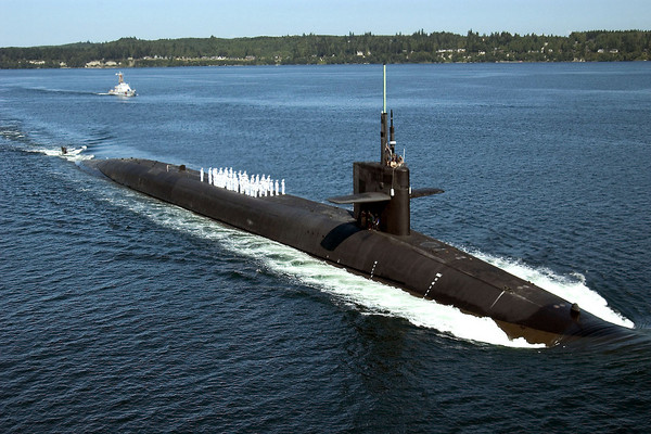美國海軍「賓夕法尼亞」號戰略核潛艇（USS Pennsylvania，SSBN 735）。（圖／翻攝自維基百科）
