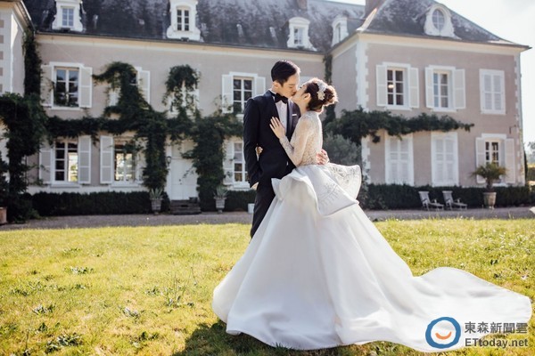 楊千霈法國拍婚紗。（圖／MS IDEAS提供）