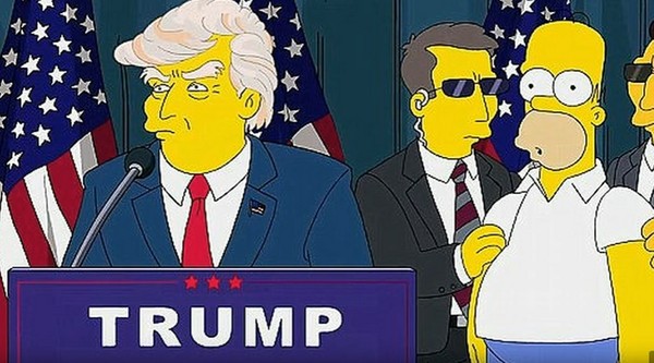 《辛普森家庭》曾預言川普（Donald Trump）當選總統。（圖／翻攝自Animation Domination YouTube）