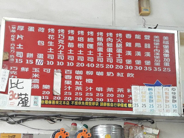 新竹,社交平台,dcard,早餐店,菜單,價格,物價