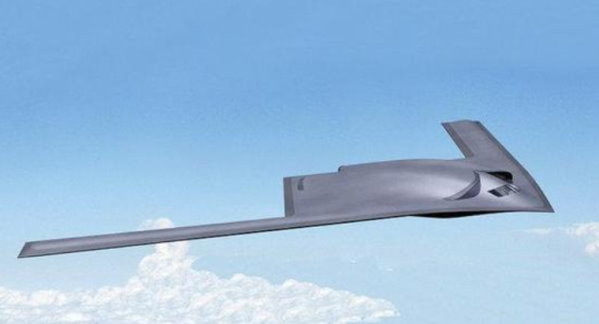 中國研發隱形遠程轟炸機可能接近美國B-2A的「飛翼佈局」。綜合各方消息，所謂的「紅色B-2」（轟-20）航程應該超過1萬公里，載彈量在20至30噸之間，配備最新一代的空射遠程巡航導彈。（圖／轟-20想像圖／翻攝自大陸網站）