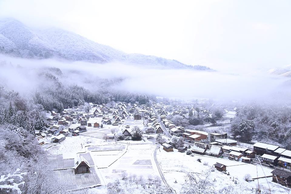 白川鄉合掌村（圖／取自白川村通信臉書專頁）