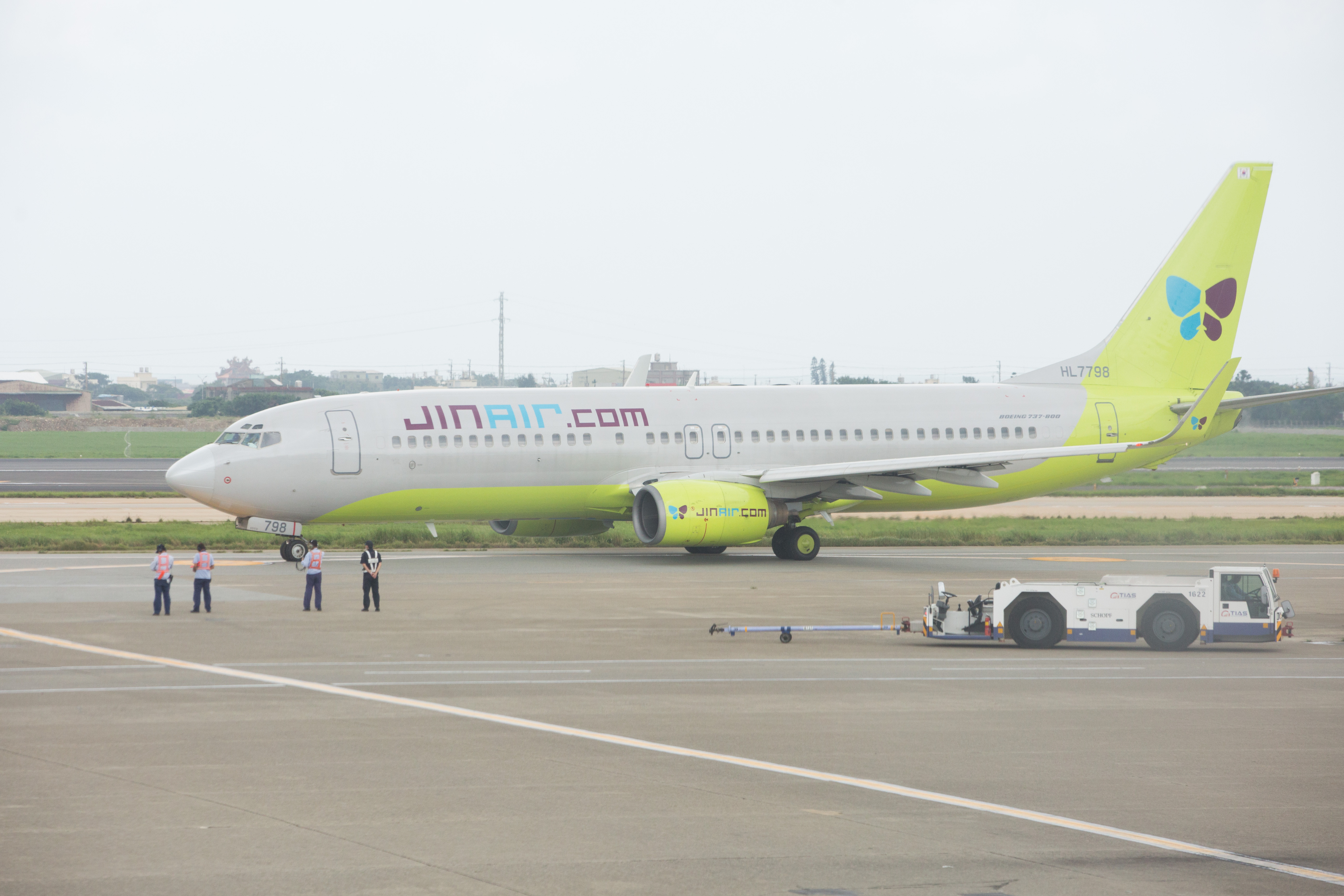 真航空,Jin Air,韓國,廉價航空,波音737-800（圖／記者季相儒攝）