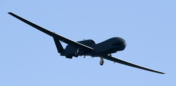 ▲美國RQ-4「全球之鷹(Global Hawk)」無人偵察機。（圖／達志影像／美聯社）