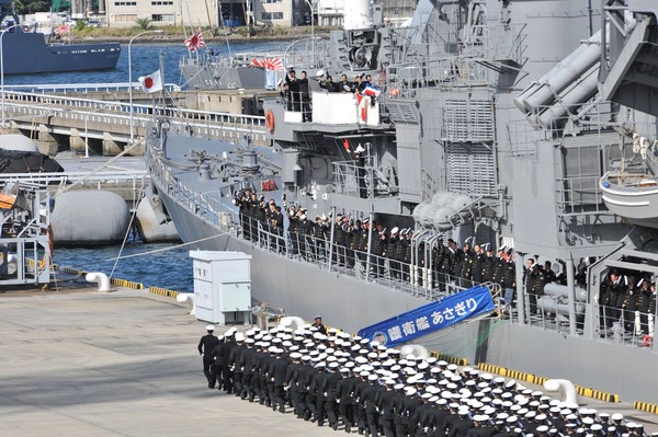 日本海上自衛隊進行遠洋航行訓練。（圖／翻攝自「防衛省　海上自衛隊」臉書粉專）