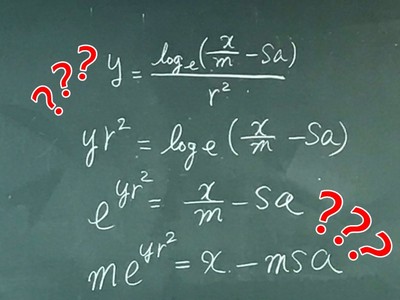 數學老師黑板寫下聖誕祝福，文科生完全看不懂