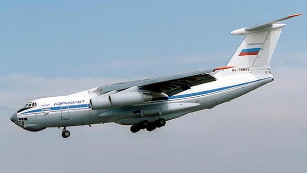 俄羅斯空軍的伊爾-76運輸機。（圖／翻攝自大陸網站）