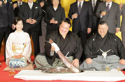 若乃花后20年首位日本人「横纲」 相扑力士稀势之里夺冠