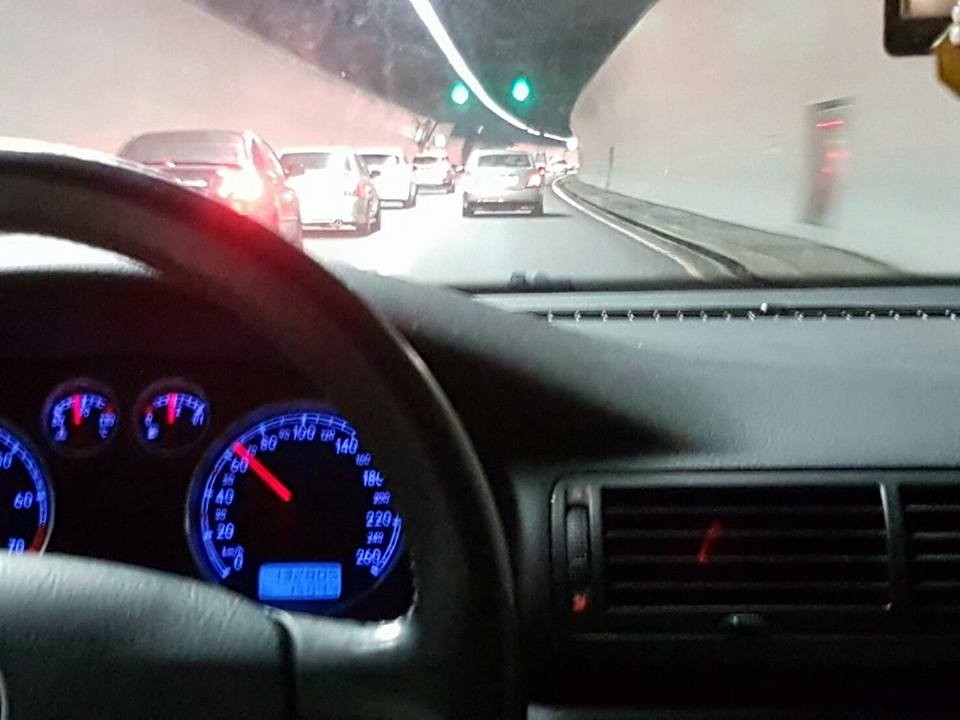 雪隧、宜蘭、國道5號、國5、塞車。（圖／記者林保宏攝）