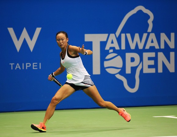 網球選手張凱貞。（WTA台灣賽官方提供）