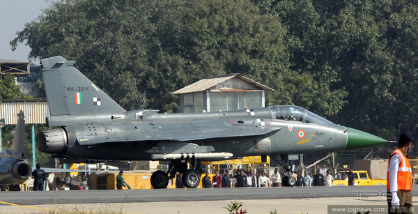 印度國造「光輝」戰機（Tejas）為1983年輕型戰機計畫（LCA）的產物。（圖／達志影像）