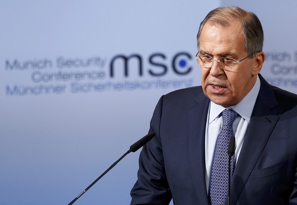 俄羅斯外交部長拉夫羅夫（Sergey Lavrov）參加慕尼黑安全會議。（圖／路透社）