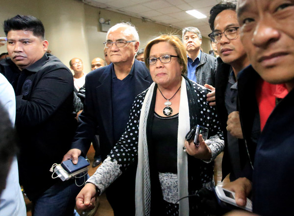 ▲長年反杜特蒂，菲律賓女參議員德利馬（Leila de Lima）被控「勾結毒販」面臨無期徒刑（圖／路透社）