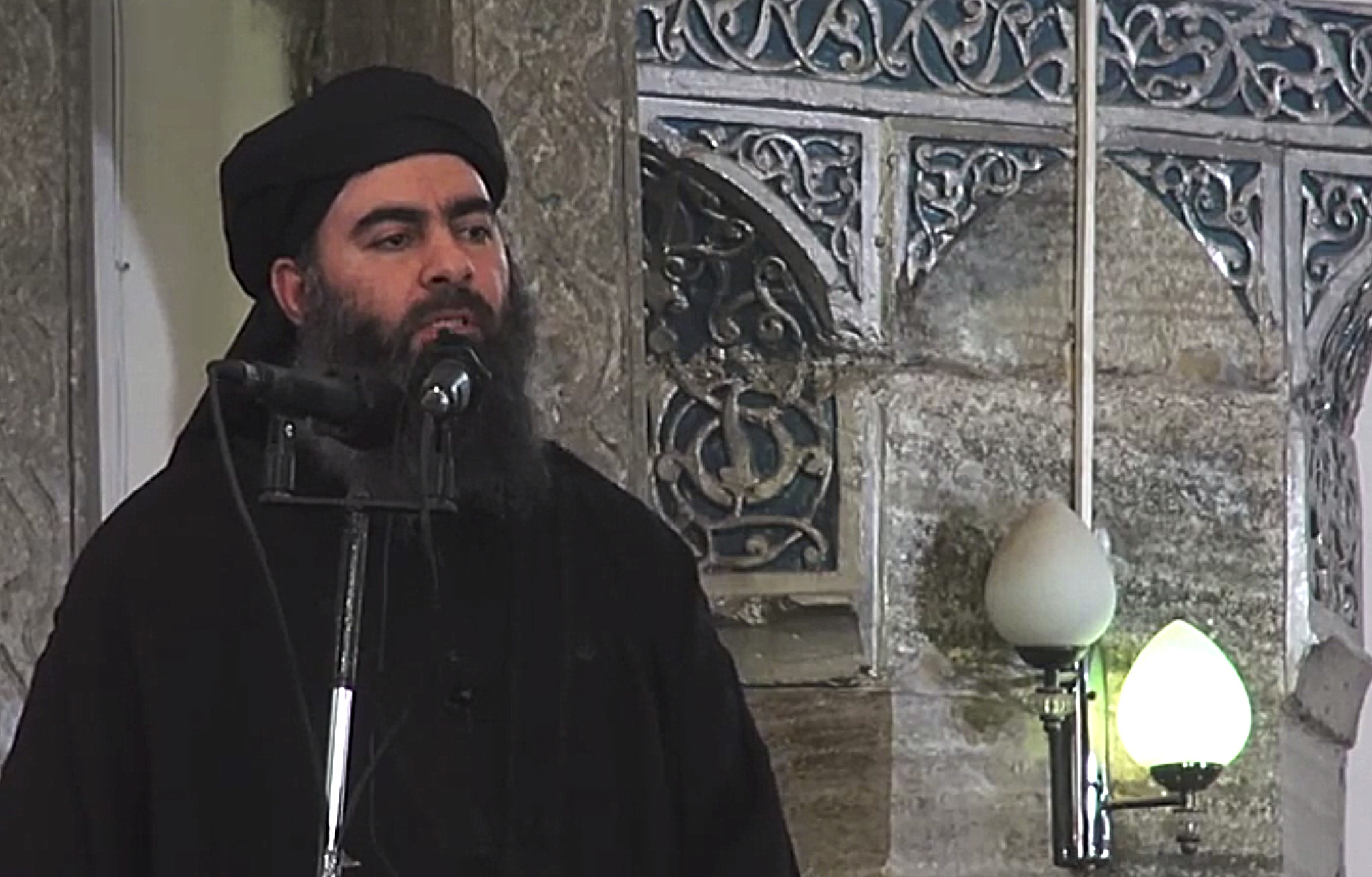 伊斯蘭國領袖巴格達迪(Abu Bakr al-Baghdadi)。（圖／達志影像／美聯社）