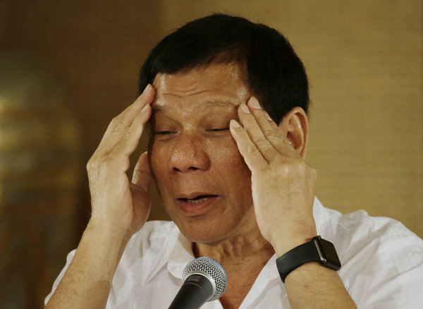 菲律賓狂人總統杜特蒂。（圖／美聯社）