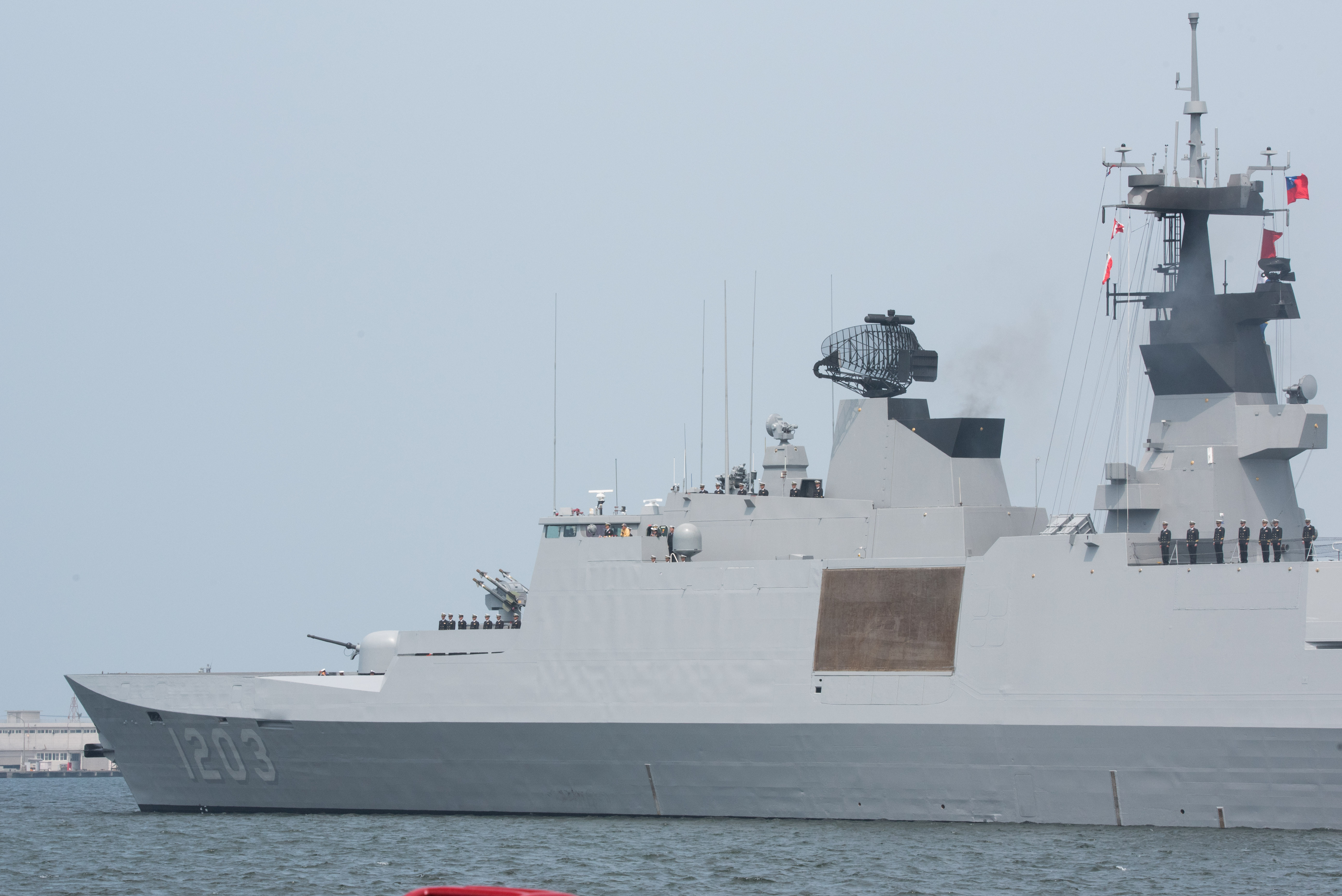 西寧軍艦,PFG-1203,康定級巡防艦,拉法葉巡防艦,中華民國海軍（圖／記者季相儒攝）