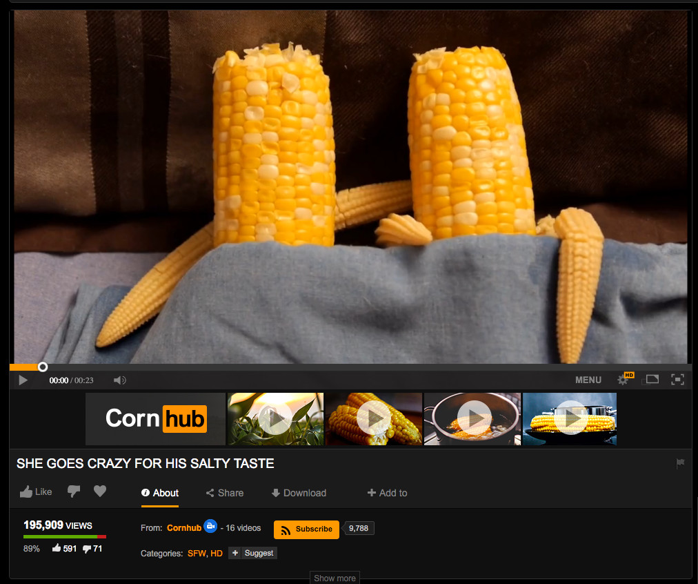 Corn hub