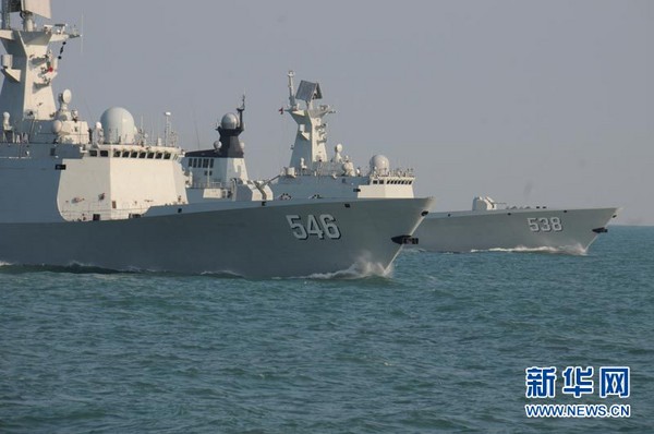 ▲ 中國海軍近年進步飛快，美媒分析未來將在規模上更勝美國海軍。(圖／新華社)