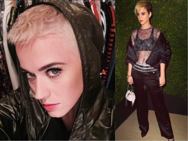 ▲美國流行樂壇天后凱蒂佩芮（Katy Perry）上月分手後，剪成「剃頭短髮」。（圖／翻攝自Katy Perry IG）