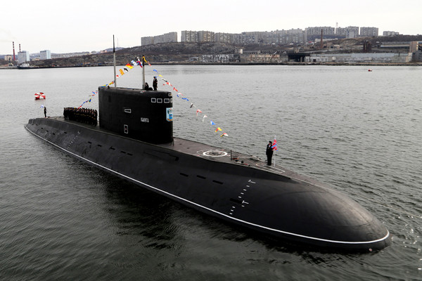 俄羅斯北海艦隊旗下潛艇。（圖／翻攝自俄羅斯國防部網站）