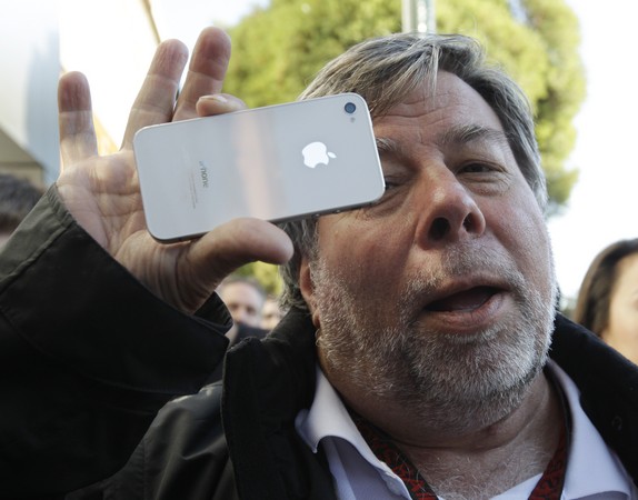 蘋果公司創辦人沃茲尼克(Steve Wozniak)至今仍是蘋果的死忠粉絲。(圖／達志影像／美聯社)