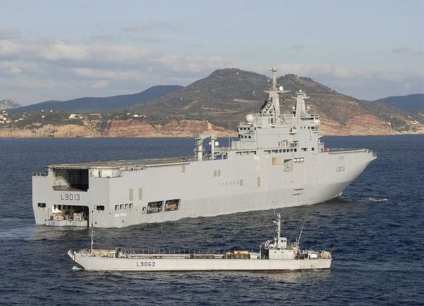 法國海軍旗下西北風號(Classe Mistra)兩棲攻擊艦。（資料照片／翻攝自法國海軍網站）