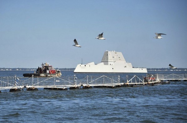 USS Zumwalt,DDG 1000,朱姆沃爾特級驅逐艦。（圖／翻攝自USS Zumwalt DDG 1000粉絲專頁）