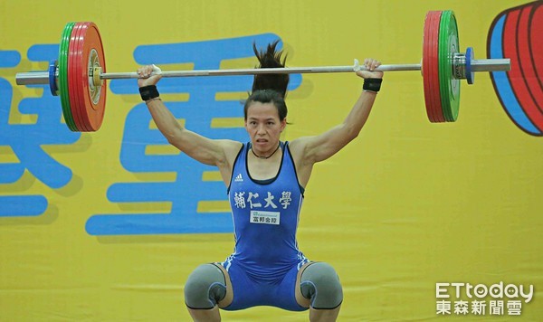 ▲全大運舉重郭婞淳。(圖/記者張克銘攝)
