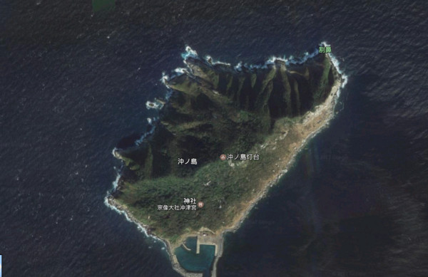 ▲日本沖之島有望成為世界文化遺產之一。（圖／翻攝自google map）