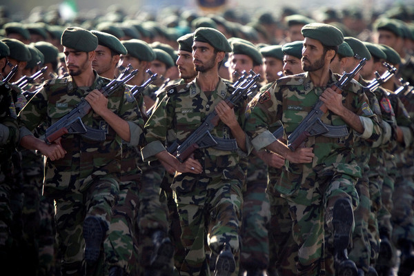 伊朗革命衛隊。（圖／路透）