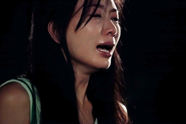 林志玲在《101次求婚》中哭成淚人兒。(圖／山水)