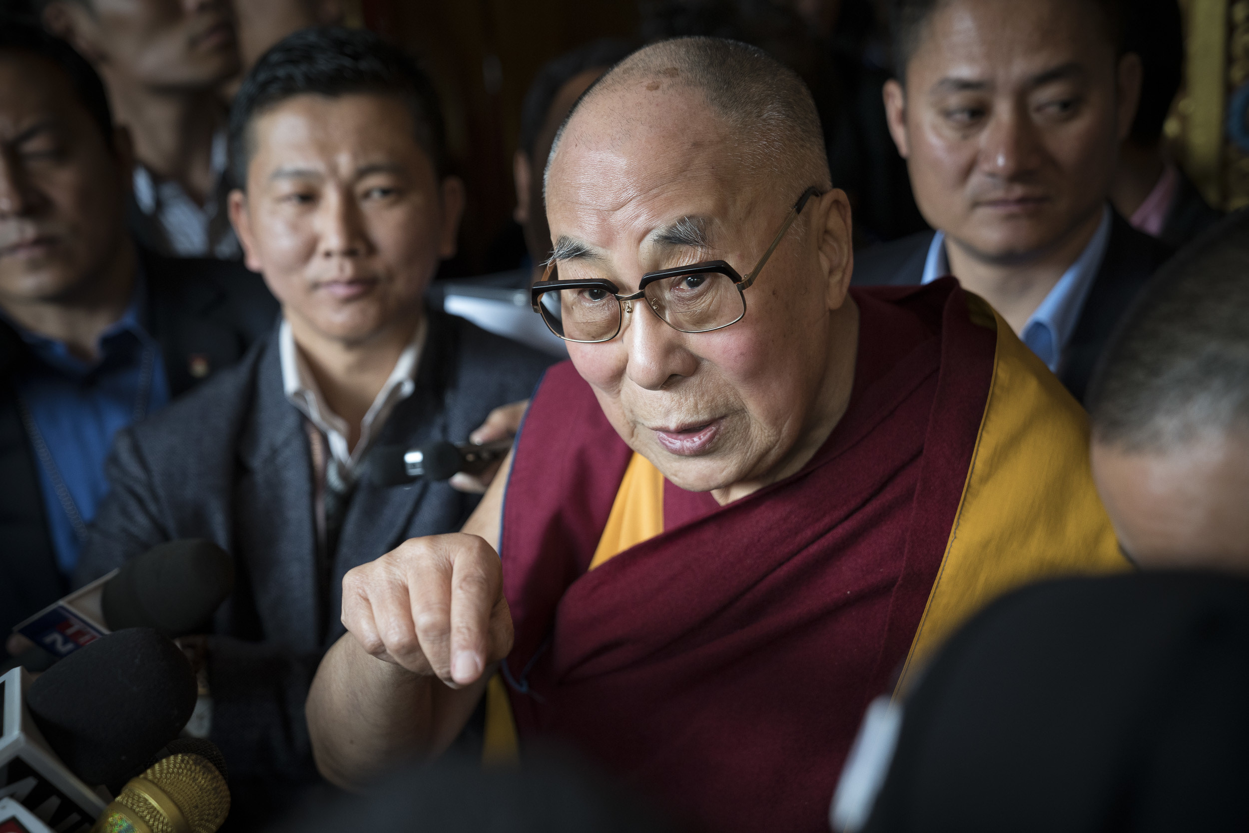 藏人精神領袖達賴喇嘛於4月造訪位於阿魯納恰爾邦的達旺，六世達賴喇嘛倉央喜措出生地。(圖／達志影像／美聯社）