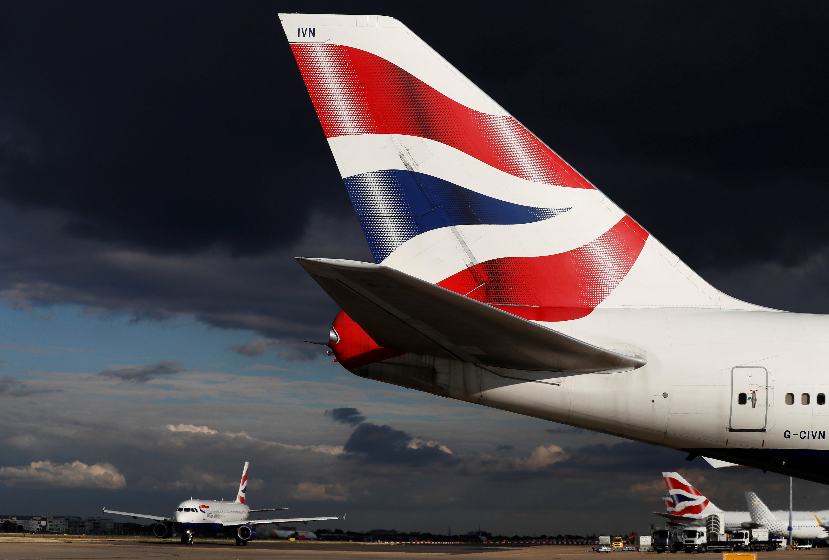 英國航空公司（British Airways）。（圖／路透社）