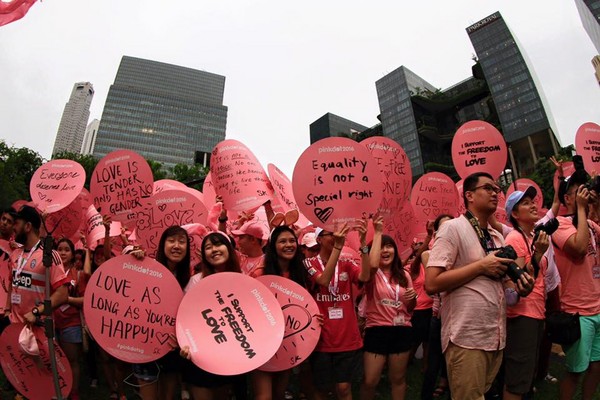 ▲新加坡的LGBT遊行「粉紅點（Pink Dot）」今年嚴格禁止外國人參加。（圖／翻攝自PINK DOT SG臉書）