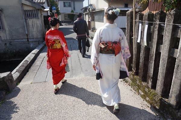 ▲二葉和服體驗+肥前通仙亭茶道一日遊。（圖／記者何宜真攝）