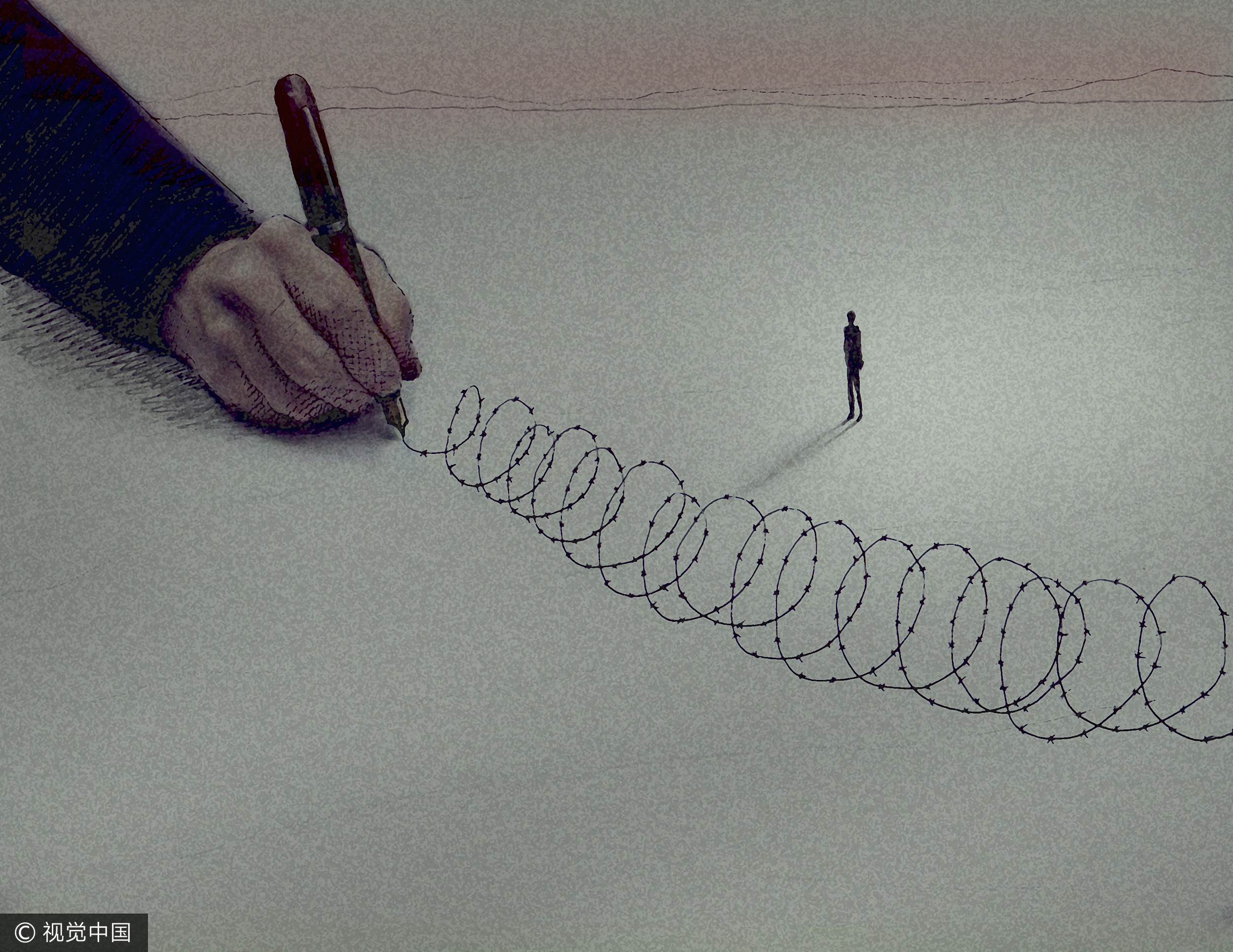 犯人，監禁，鐵籠（圖／視覺中國CFP）